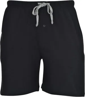 Mens Lounge Shorts Low Rise Classic Relaxed Fit Cotton Sleep Shorts Soft Comfy Breathable Pants with Drawstring