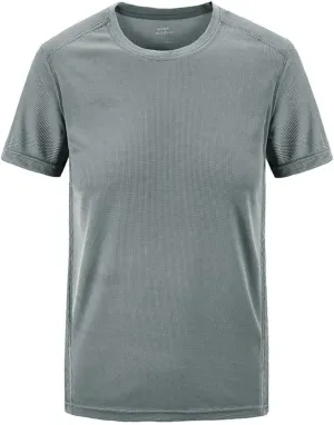 Mens Plus Size T Shirs Sports Training Tee Short Sleeve Moisture Wicking Tshirts Summer Workout Tops