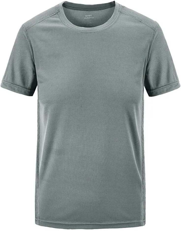 Mens Plus Size T Shirs Sports Training Tee Short Sleeve Moisture Wicking Tshirts Summer Workout Tops