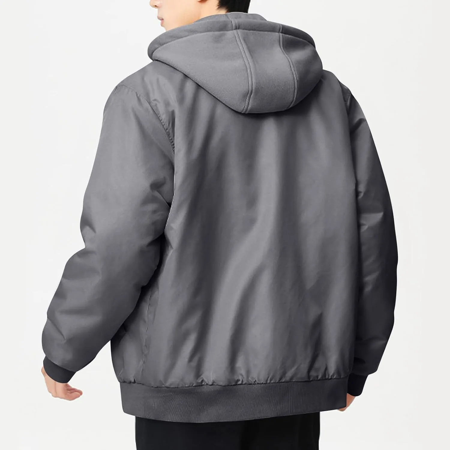 Men's Rain Jacket Lightweight Waterproof Winter Coats with Hood Casual Jacket Lightweight Windbreaker Raincoat Jacket