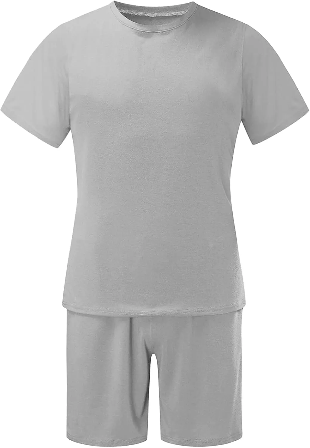 Mens Short Sets 2 Piece Outfits Summer Short Sleeve Shirts and Shorts Gym Workout T Shirt Beach Shorts Tracksuit
