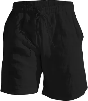 Men's Shorts Solid Color Breathable Daily Beach Five Casual Medium Shorts for Running Workout Training with Pockets