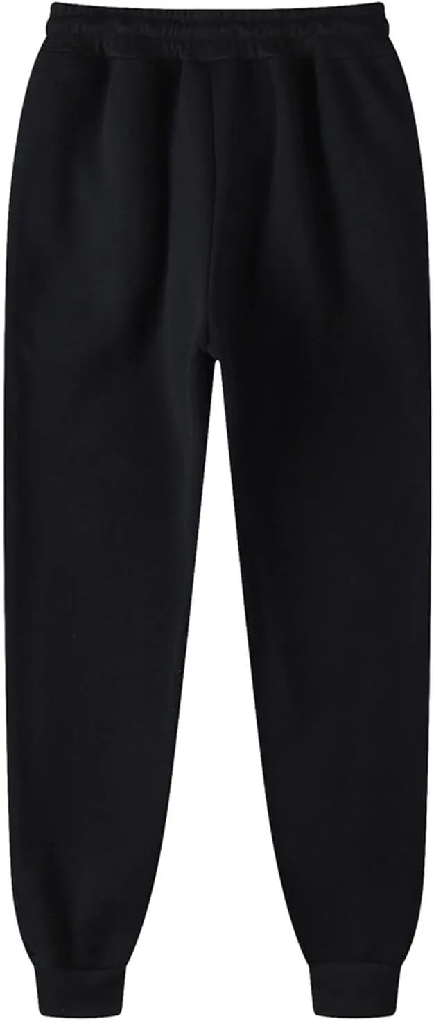 Mens Sweatpants Open Bottom Mens Sweatpants Multi Pockets Solid Color Pants Casual Joggers Leggings Running Work Pants