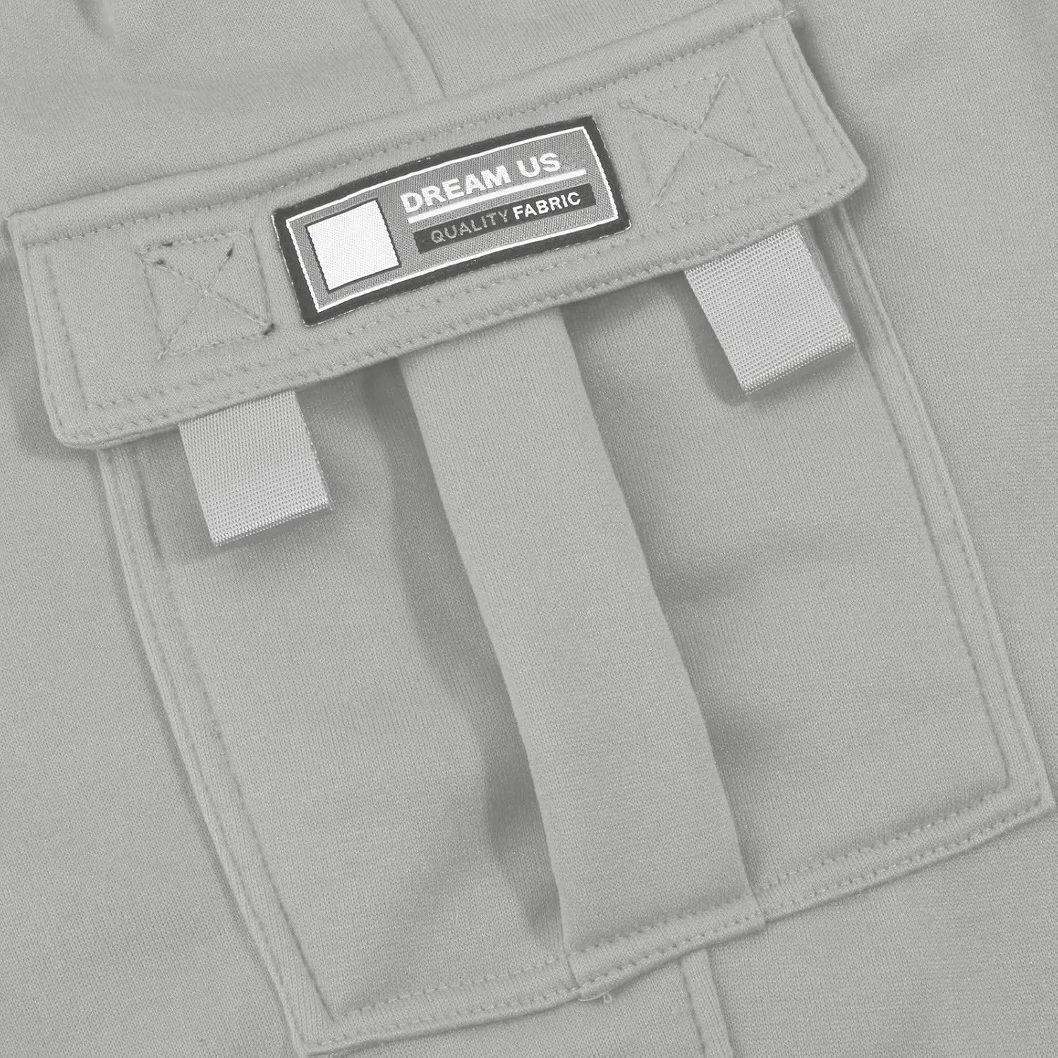 Mens Sweatpants with Pockets Baggy Heavy Cargo Sweatpants Casual Drawstring Open Bottom Athletic Joggers Sweat Pants