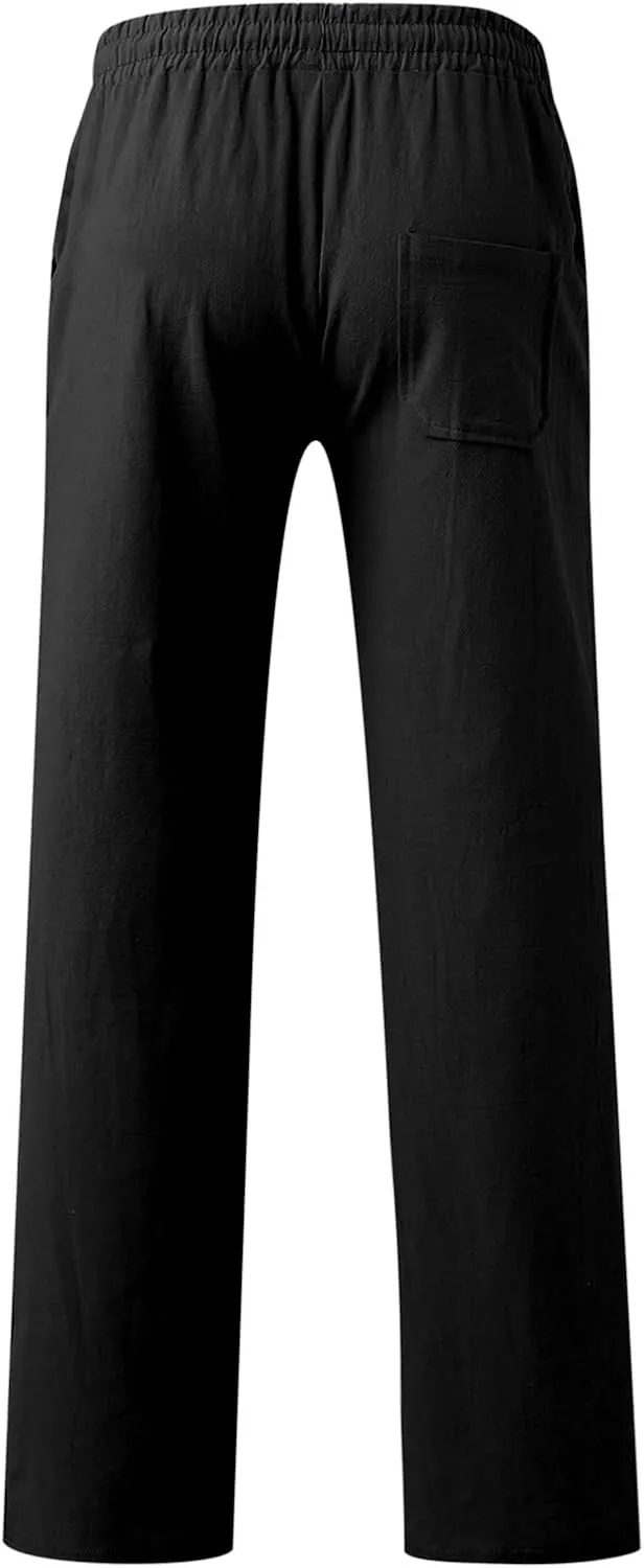Mens Sweatpants with Pockets Big and Tall Athletic Jogger Mens Active Athletic Workout Jogger Sweatpants for Men with