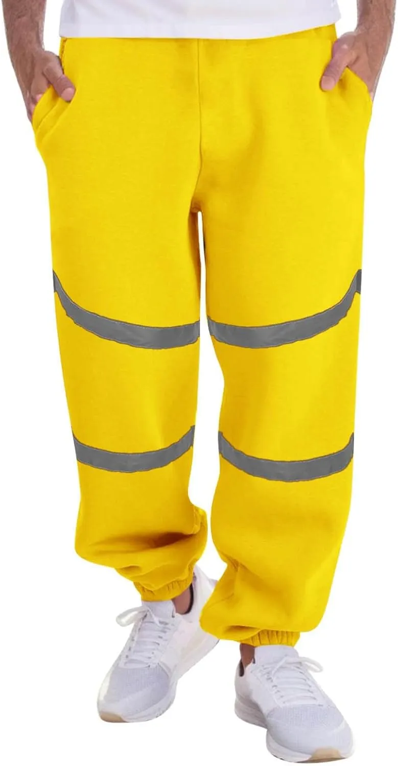 Mens Sweatpants with Pockets Big and Tall Baggy Stretch Drawstring Elastic Waist Athletic Jogger Sweat Pant with Pocket