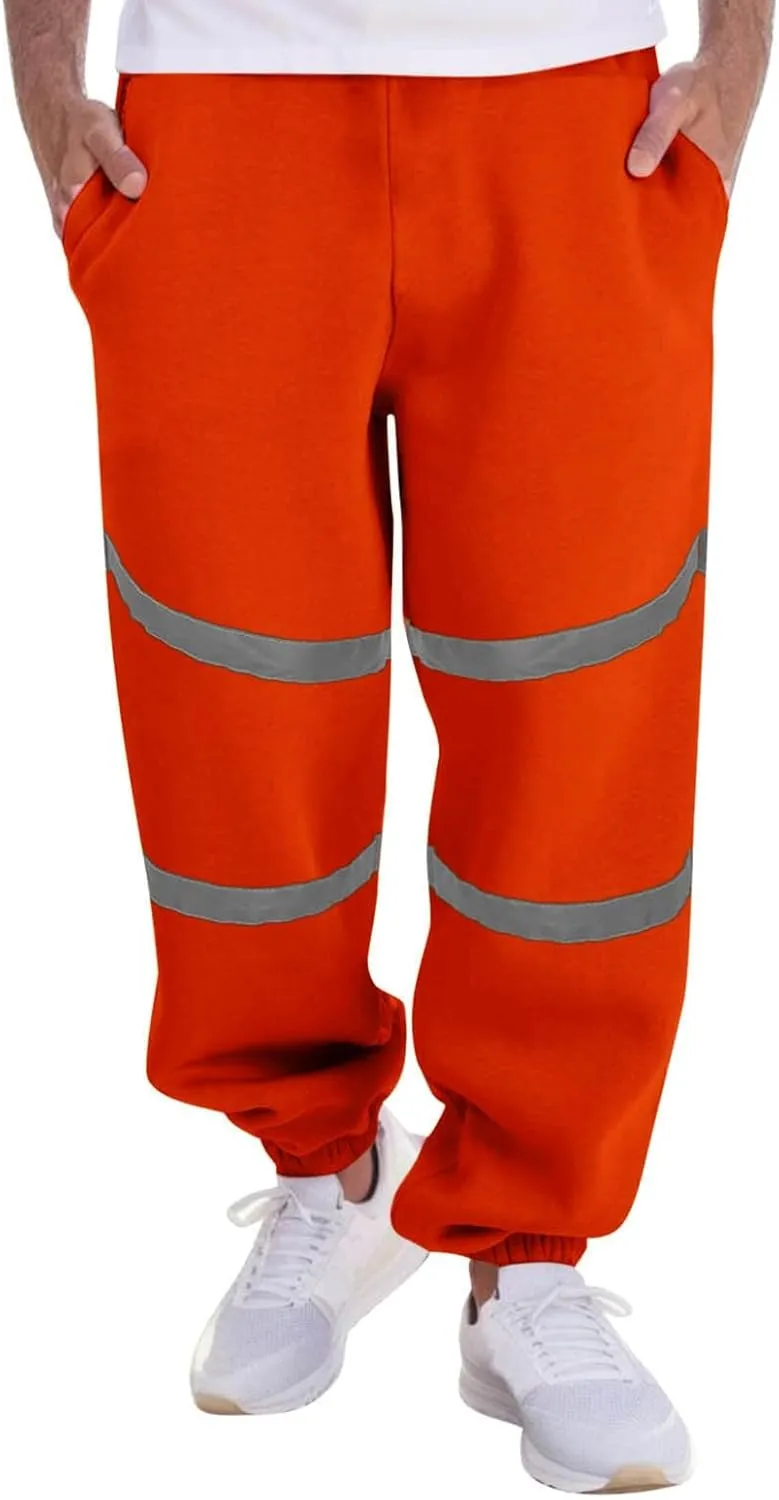 Mens Sweatpants with Pockets Big and Tall Baggy Stretch Drawstring Elastic Waist Athletic Jogger Sweat Pant with Pocket