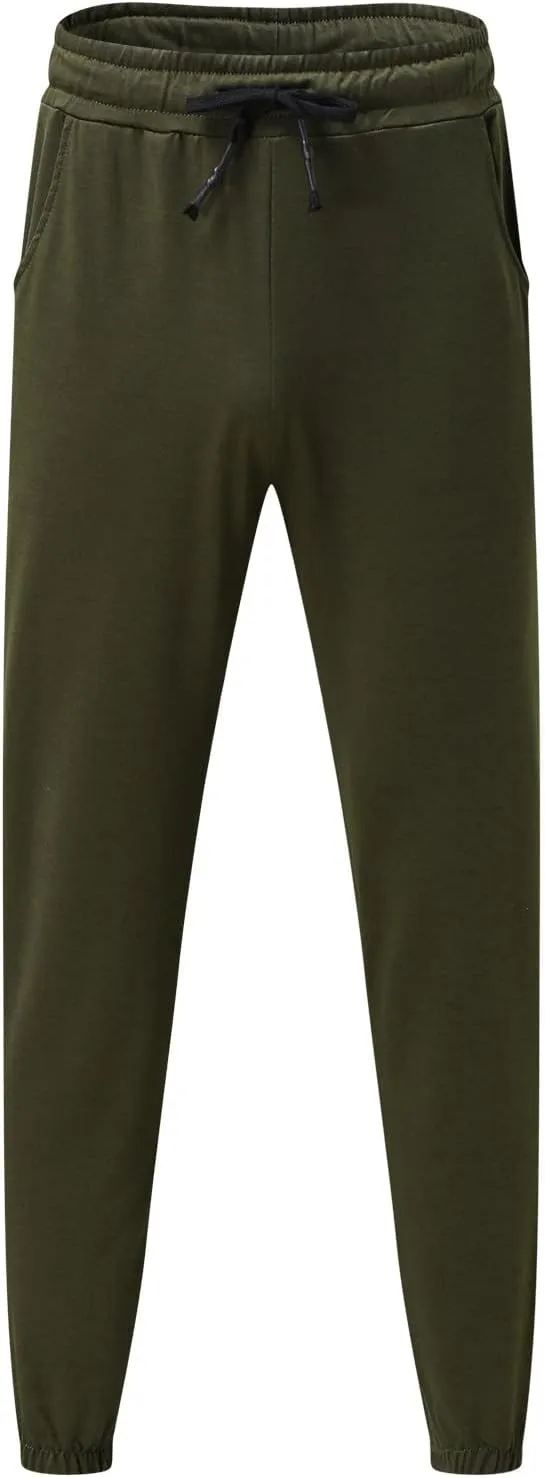 Mens Sweatpants with Pockets Big and Tall Men's Cargo Sweatpants Men Sweatpants Men's Basic Active Fleece Jogger Pants