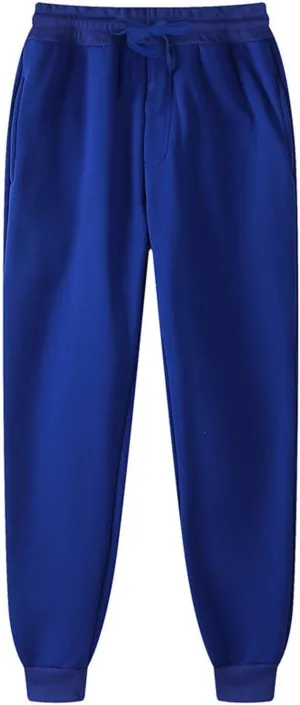 Mens Sweatpants with Pockets Sweatpants for Men Loose Fit Men's Solid Athletic Lounge Pants Open Bottom Jersey Pants