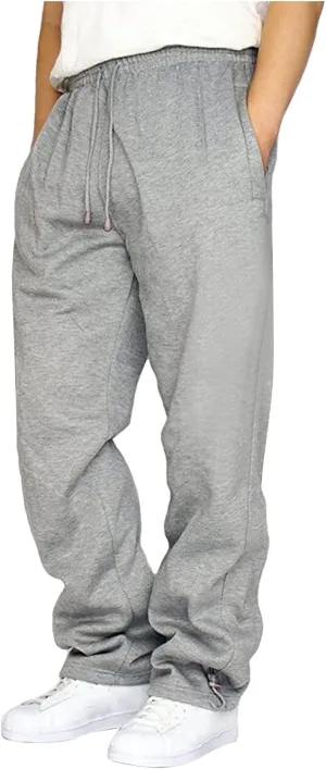 Men's Trendy Cargo Sweatpants Stretch Elastic Waist Athletic Workout Jogger Pants Drawstring Sport Trousers