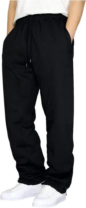 Men's Trendy Cargo Sweatpants Stretch Elastic Waist Athletic Workout Jogger Pants Drawstring Sport Trousers