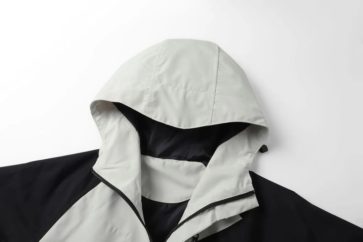 Men's Waterproof Hiking Rain Jacket Lightweight Hooded Shell Outdoor Windbreaker Coat