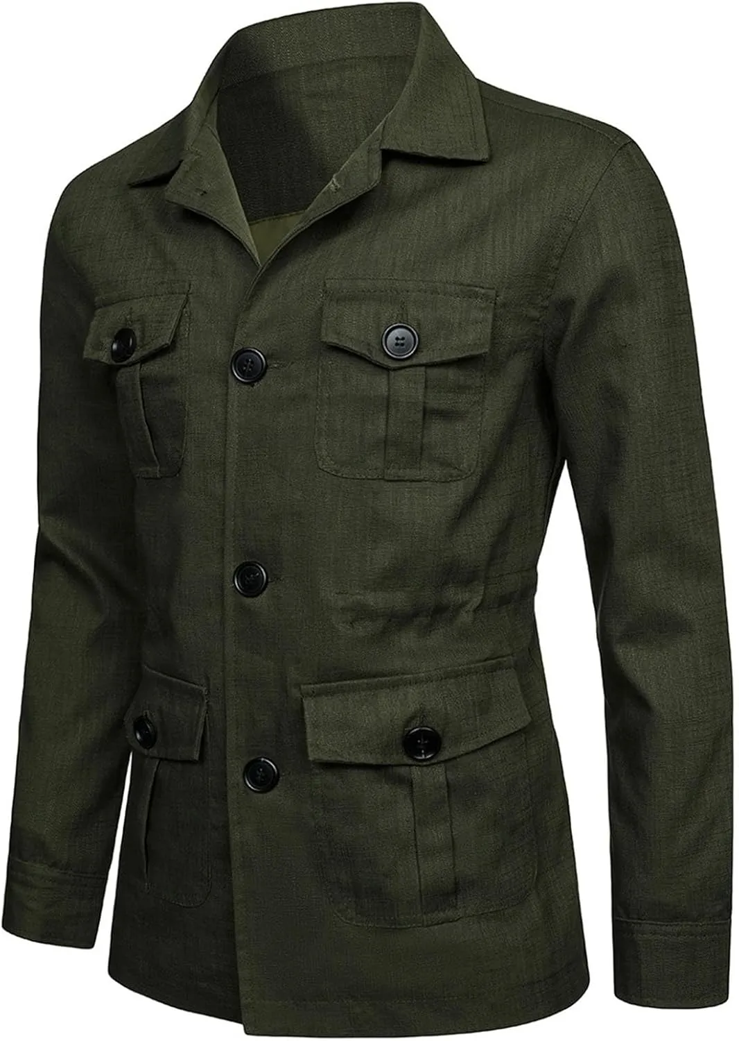 Men's Waterproof Ski Jacket Warm Winter Coat Long Sleeve Thickened Winter Breathable Coat with Pocket Winter Warm