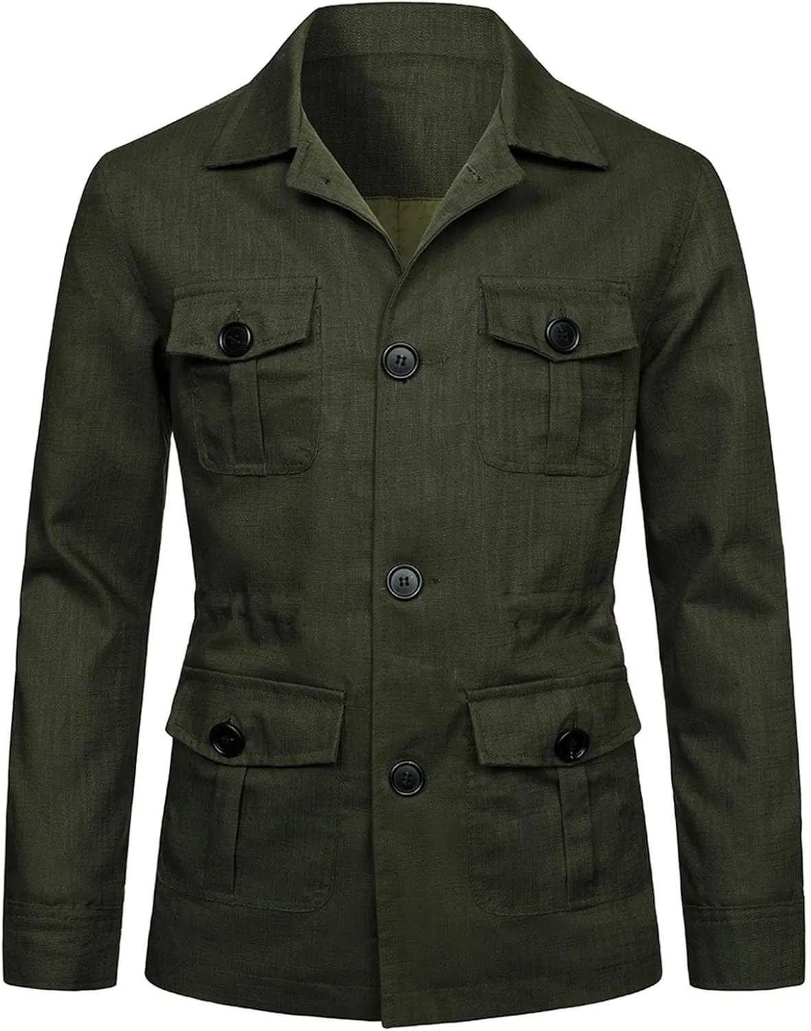 Men's Waterproof Ski Jacket Warm Winter Coat Long Sleeve Thickened Winter Breathable Coat with Pocket Winter Warm
