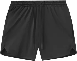 Mens Workout Shorts Lightweight Quick Dry Gym Running Sports Basketball Athletic Pant Drawstring Elastic Waist Jogger