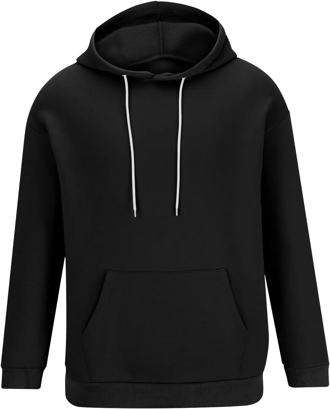 Muscularfit Sweatshirts for Men Fall Fashion Drawstring Long Sleeve Hooded Pullover Casual Stylish Lightweight Athletic Shirt