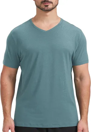 netdraw Men's Ultra Soft V-Neck Bamboo Viscose T-Shirt Comfy Lightweight Casual Basic Undershirts Pajama Tops