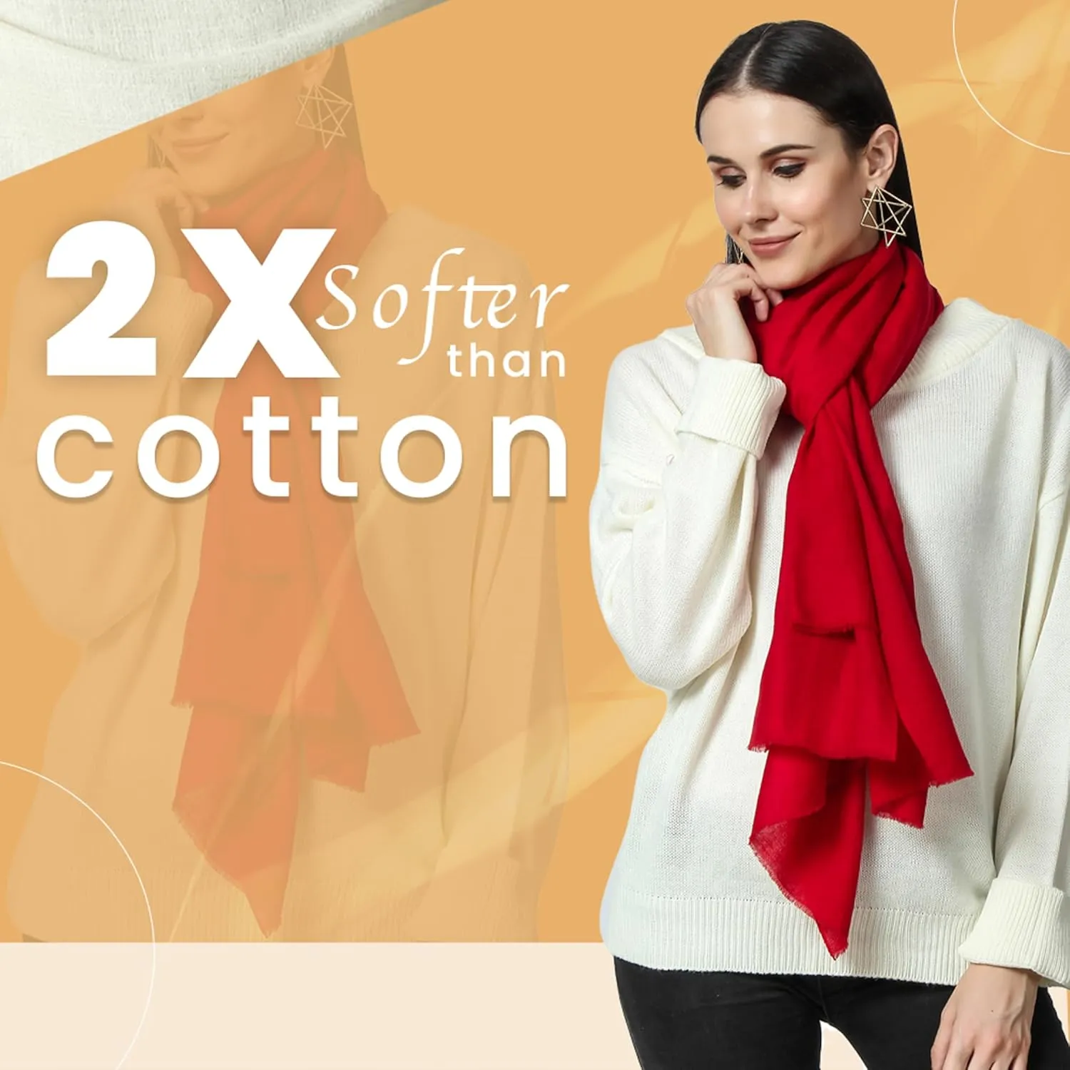 PASHWRAP 100% Himalayan Cashmere Wrap | Lightweight Cashmere Scarf | Ultra Thin Kashmiri Pashmina Shawl | Ideal For Travel