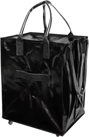 Reusable Grocery Bag, Thickening Rolling Tote, Folds Flat