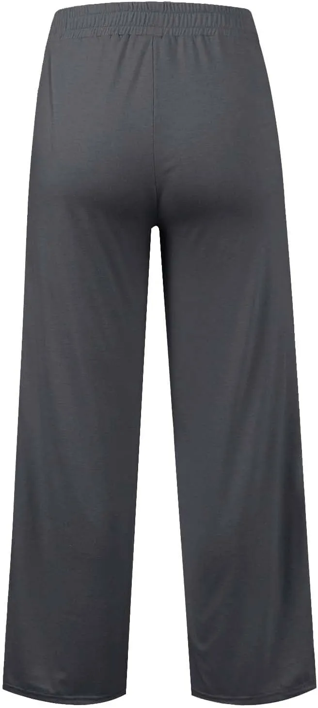 SHAOBGE Oversized Wide Leg Sweatpants Women Elastic Drawstring Straight Leg Sweatpants Low Waisted Baggy Lounge Pants Pocket
