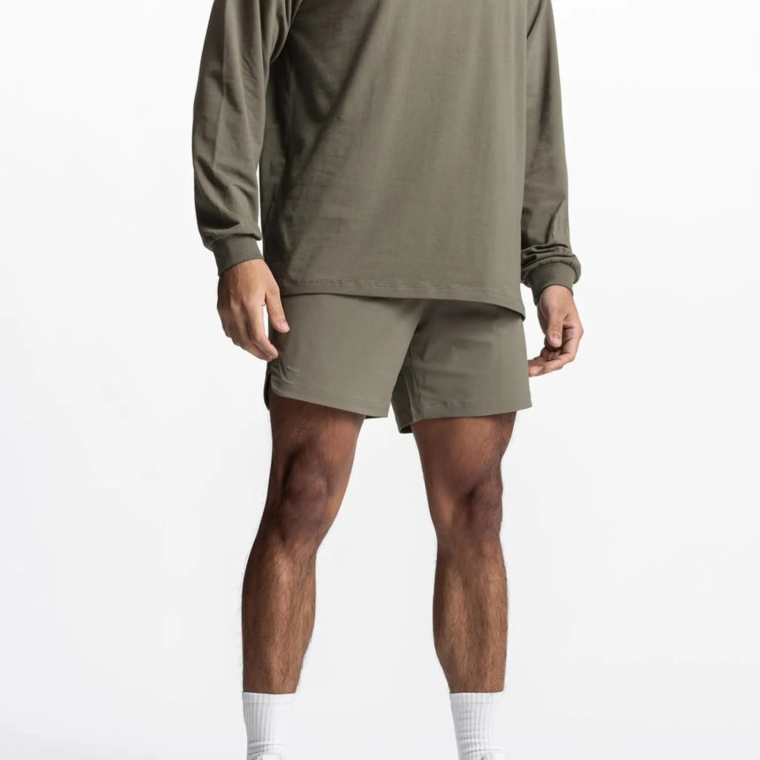 Sports Shorts for Men Cut Out Split Side Shorts Athletic Workout Gym Shorts Hiking Quick Dry Short for Running