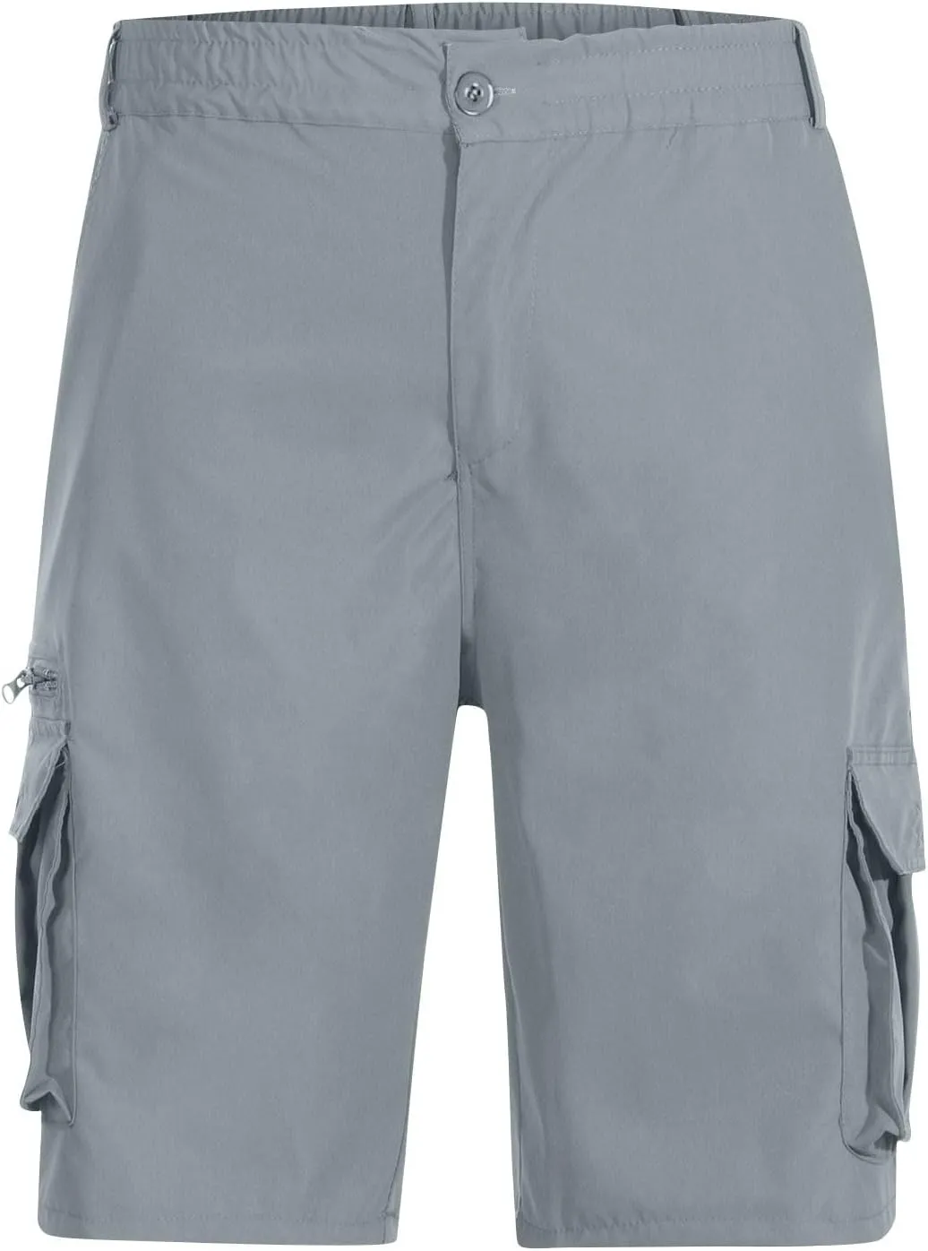 Stretch Cargo Shorts for Men Button Relaxed Fit Work Short 2025 Summer Outdoor Multi Pockets Hiking Pants