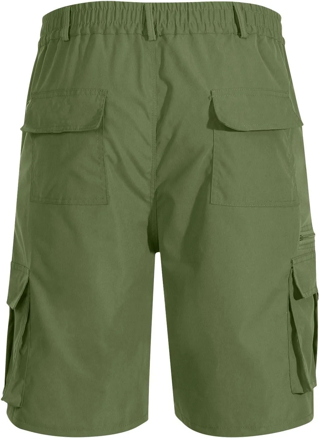 Stretch Cargo Shorts for Men Button Relaxed Fit Work Short 2025 Summer Outdoor Multi Pockets Hiking Pants