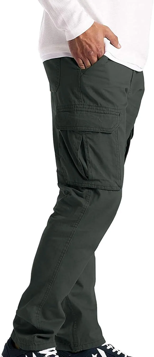Sweatpants for Men Big and Tall Casual Mens Gifts Cargo Pants Hiking Workout Joggers and Zipper Pockets Men's Joggers