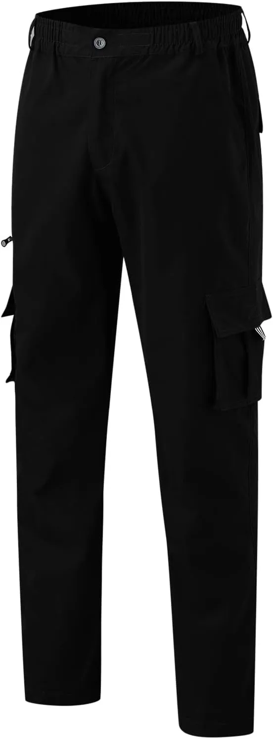 Sweatpants for Men Big and Tall Casual Mens Gifts Cargo Pants Hiking Workout Joggers Elastic Waist Plaid Casual Pants