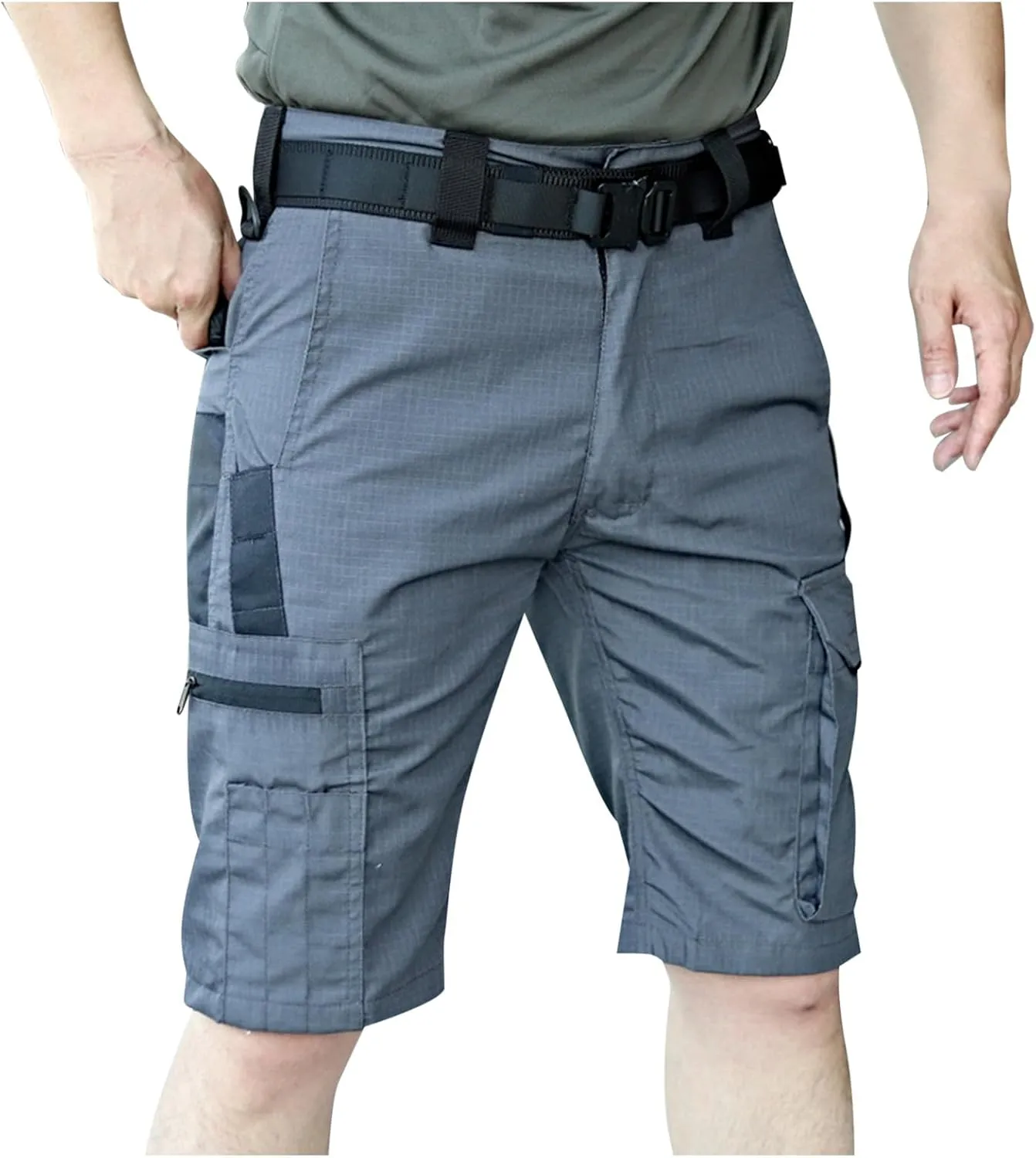 Tactical Cargo Shorts for Mens Casual Outdoor Lightweight Short Pants Sport Hiking Fishing Shorts with Pockets