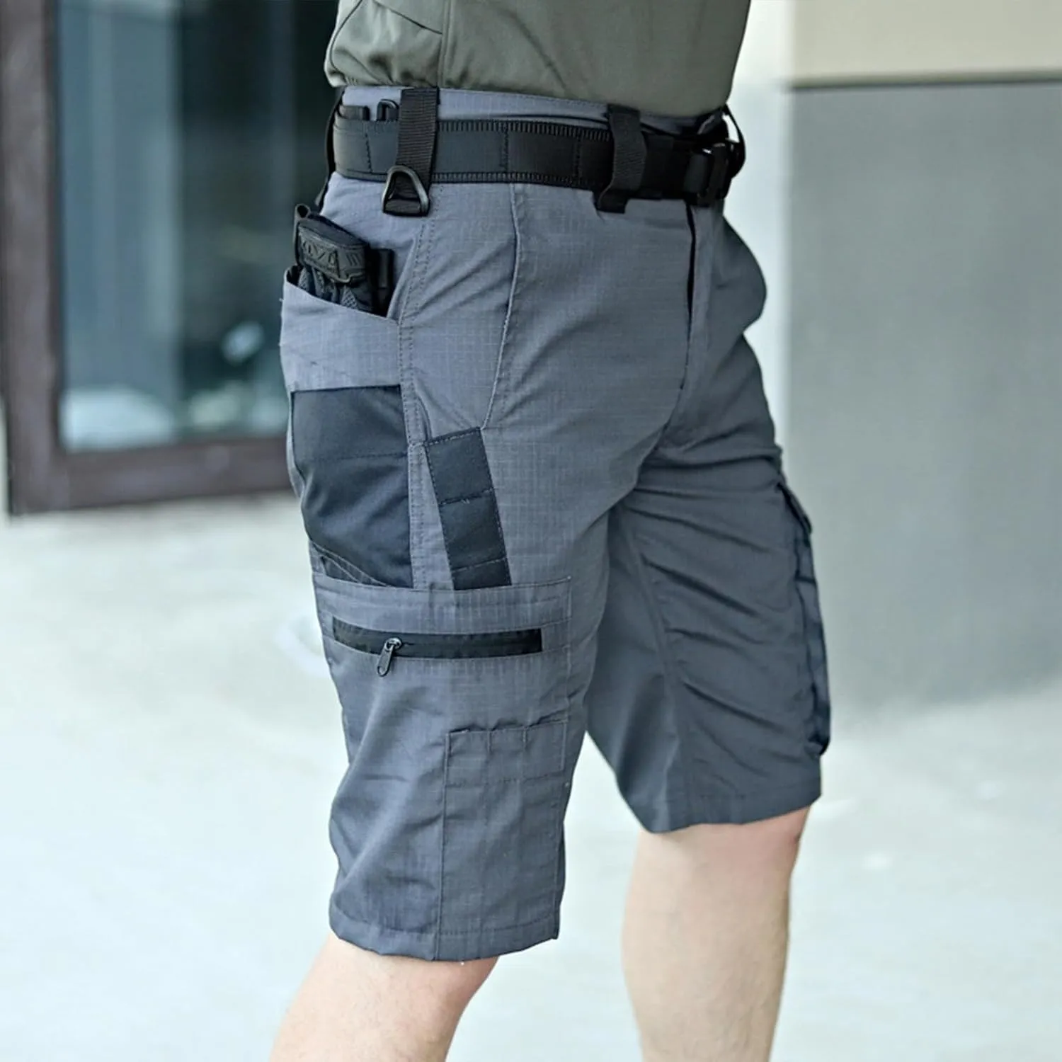 Tactical Cargo Shorts for Mens Casual Outdoor Lightweight Short Pants Sport Hiking Fishing Shorts with Pockets