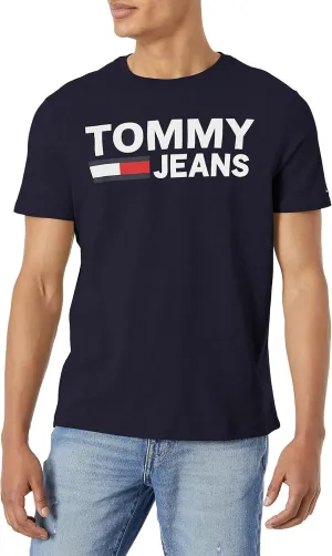 Tommy Hilfiger Men's Short Sleeve Tommy Jeans Logo T-Shirt