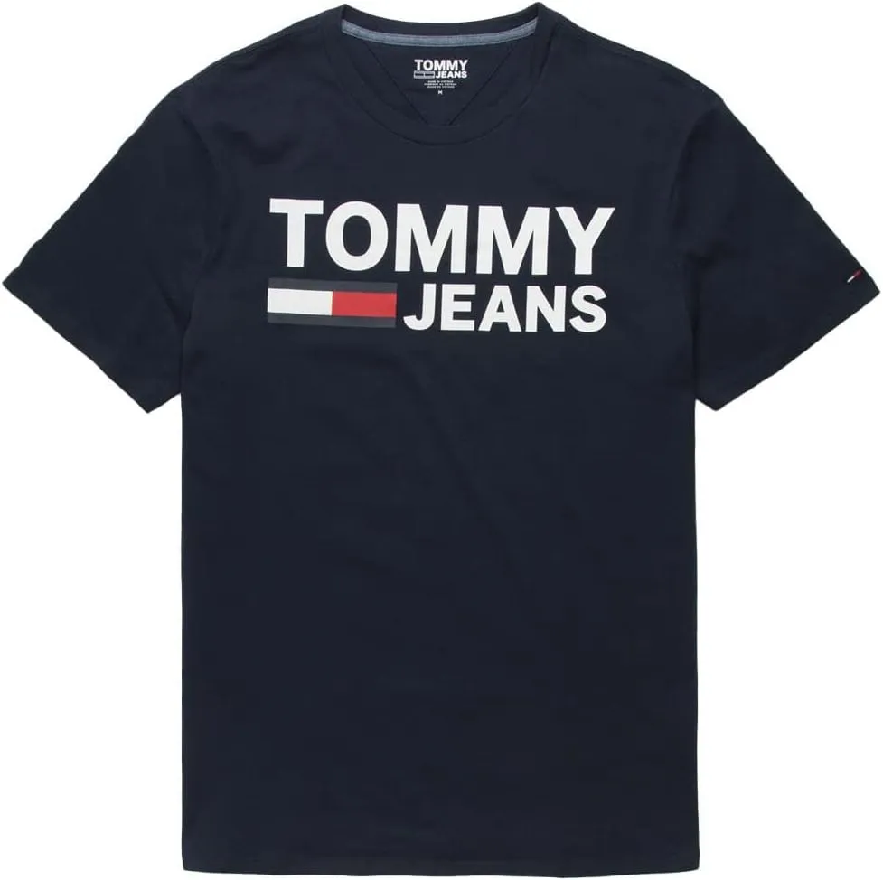 Tommy Hilfiger Men's Short Sleeve Tommy Jeans Logo T-Shirt