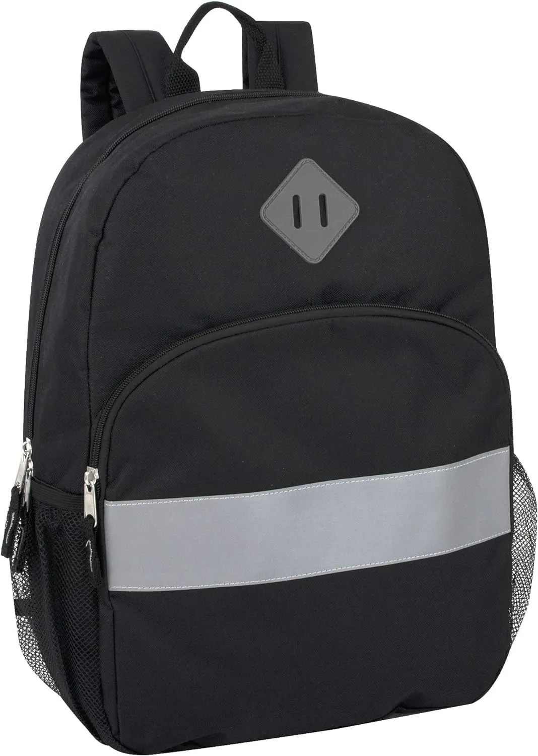 Trail maker Kids Reflective Backpack for School, Colorful Backpack with Reflector Strips, Side Pocket, Padded Straps