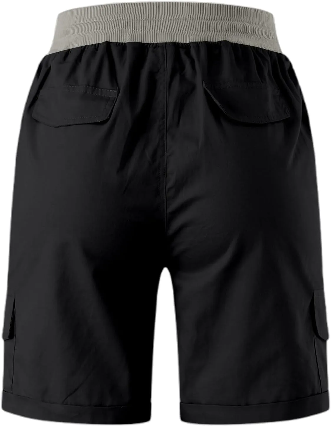 Women's Cargo Shorts Casual Summer High Waisted Drawstring Cotton Relaxed Fit Hiking Outdoor Outfit Trendy 2025