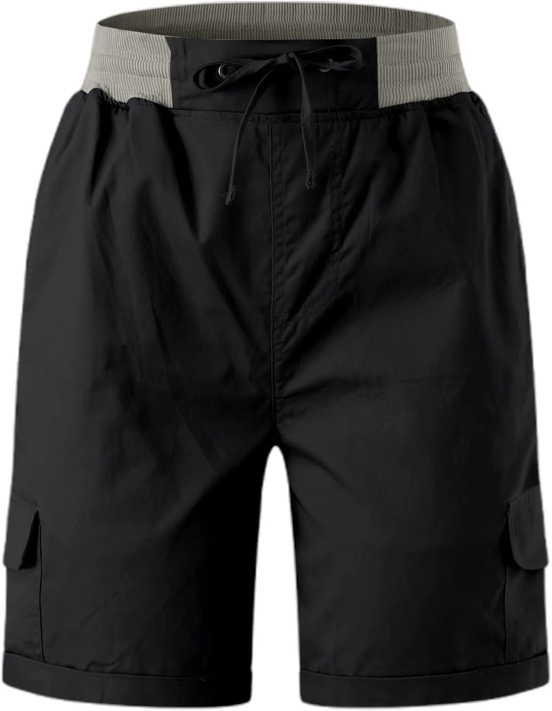 Women's Cargo Shorts Casual Summer High Waisted Drawstring Cotton Relaxed Fit Hiking Outdoor Outfit Trendy 2025
