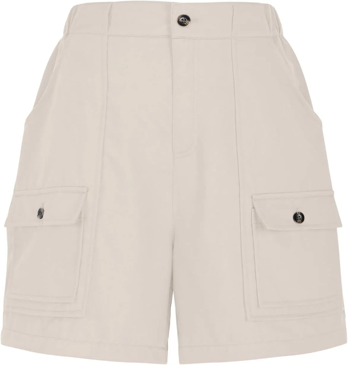 Womens Cargo Shorts Casual Trendy Summer Quick Dry Elastic Waist Slim Fit Short Pants Y2k Lightweight Outdoor Outfits