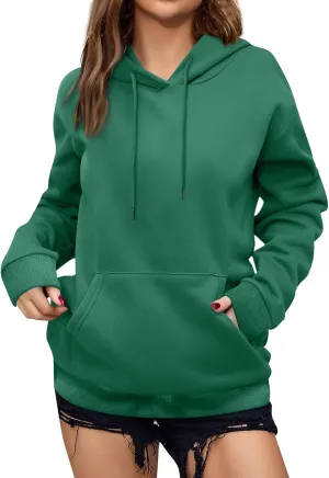 Women's Fleece Hoodies Y2k Drop Shoulder Baggy Oversized Sweatshirt Lightweight Long Sleeve Fall Hooded Pullover Tops