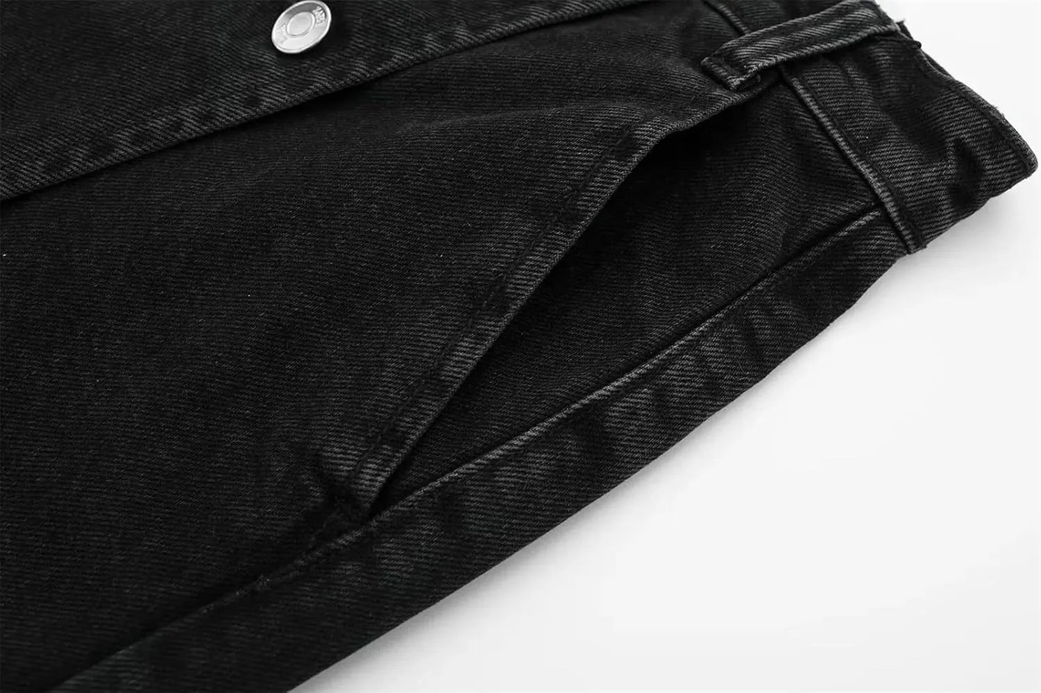 Women's Front Button Slim Mini Sexy Shorts Skirt Summer Fashion Street Washed Jeans Shorts
