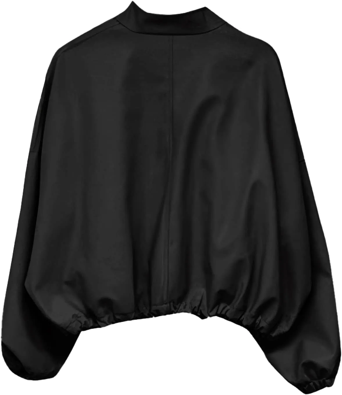 Womens Oversized Leather Jacket - Real Lambskin Loose Leather Jackets For Women