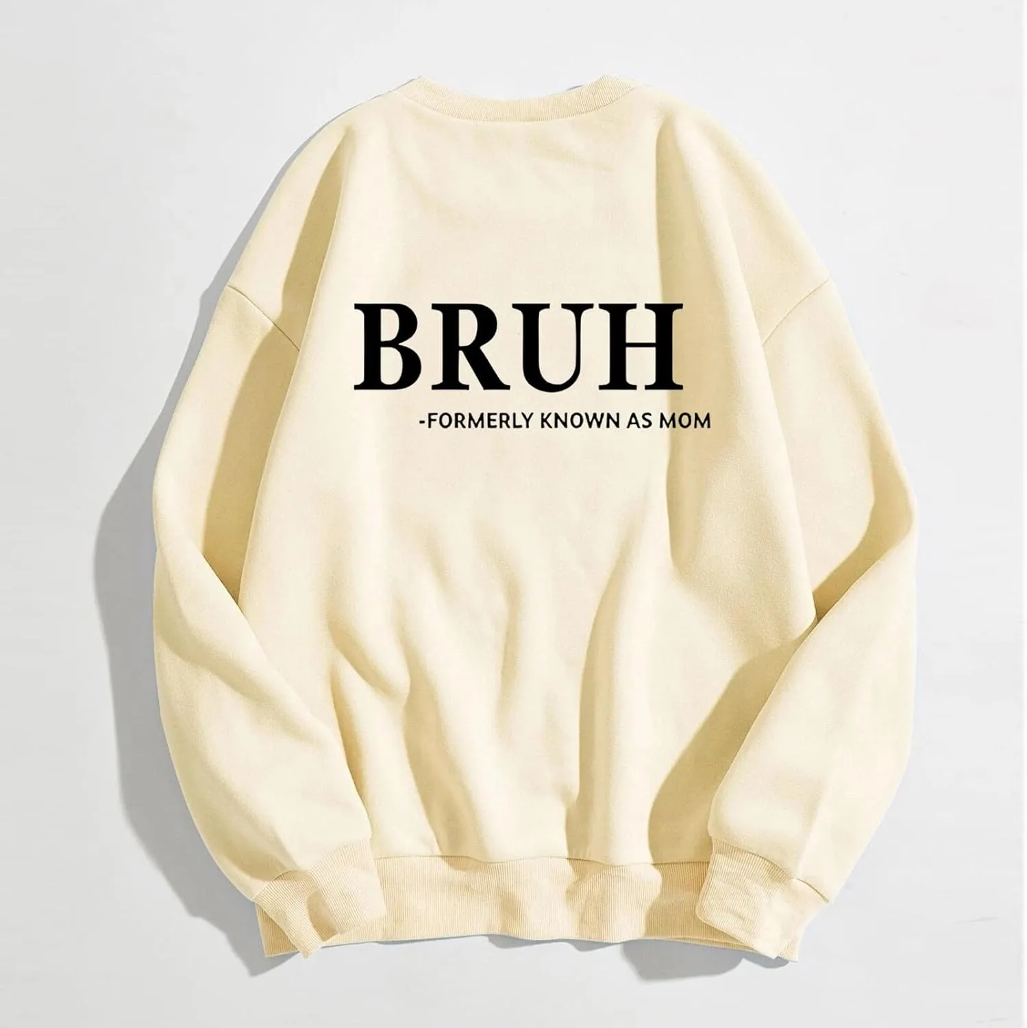 WYTong Bruh Formerly Known as Mom Sweatshirts Women Grandma Sweatshirt Happiness Is Being a Grammy Graphic Sweatshirt