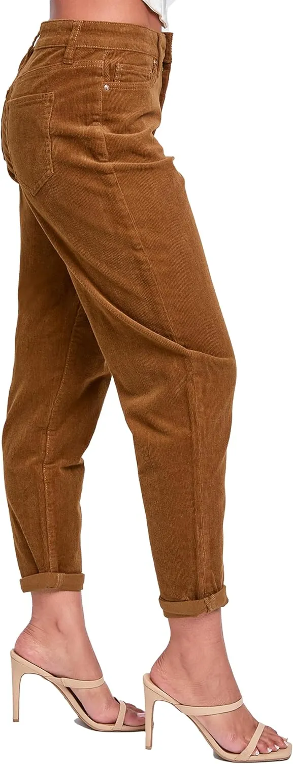 YMI Jeans Women's Corduroy Mom Fit Pants