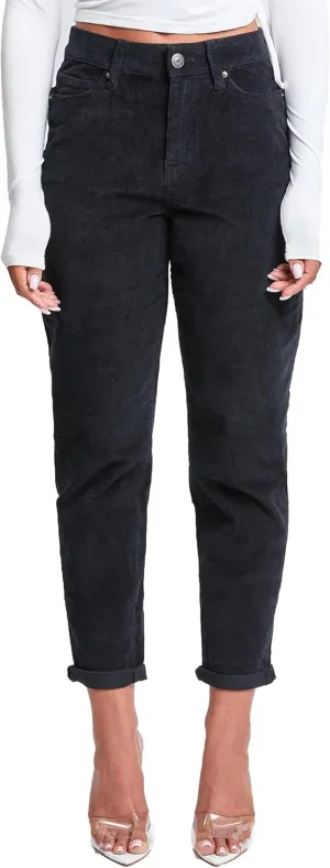 YMI Jeans Women's Corduroy Mom Fit Pants