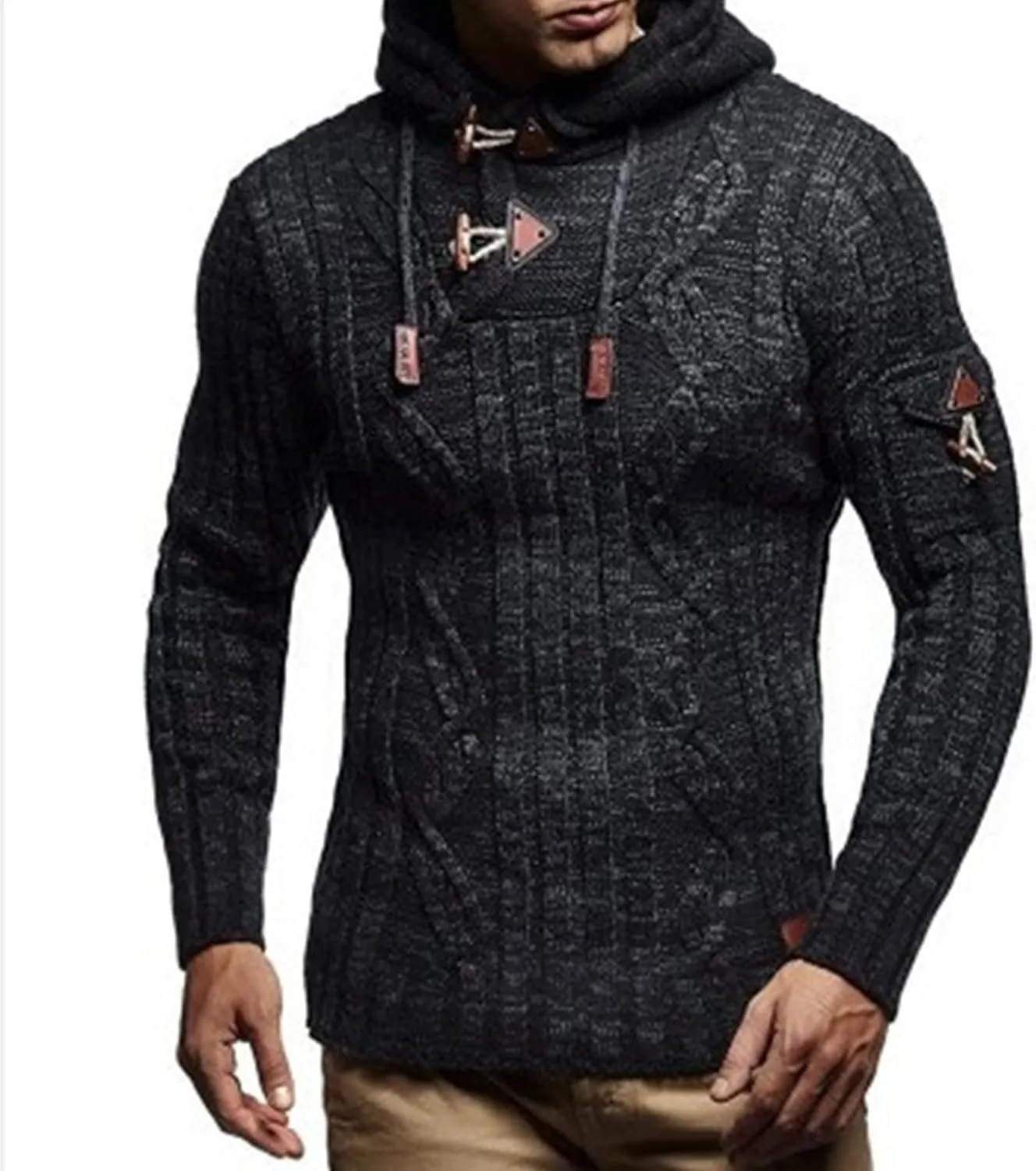 Ymosrh Men's Hoodies Pullover Sweatshirts Long Sleeve Casual Pullover Hoodie Sweatshirt, L-3XL